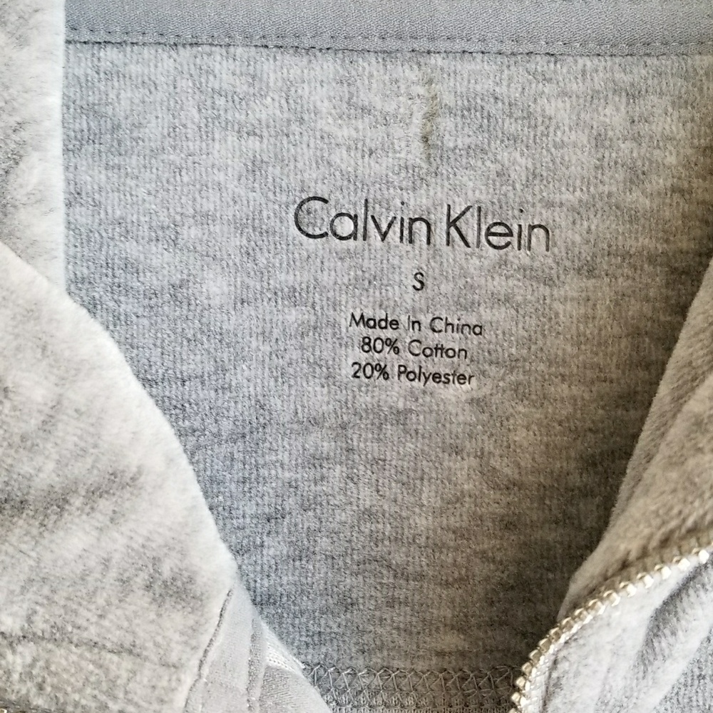 NWT Calvin Klein Velour Jacket, Size S - Picture 6 of 8